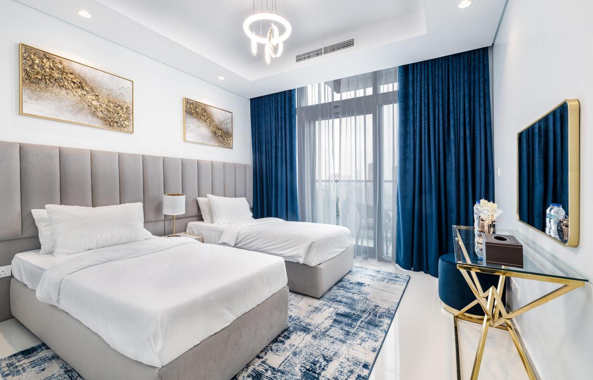 Aliving Luxe 2Br With Burj Khalifa View Infinity Pool Midtown-4704 Apartamento Dubai Exterior foto
