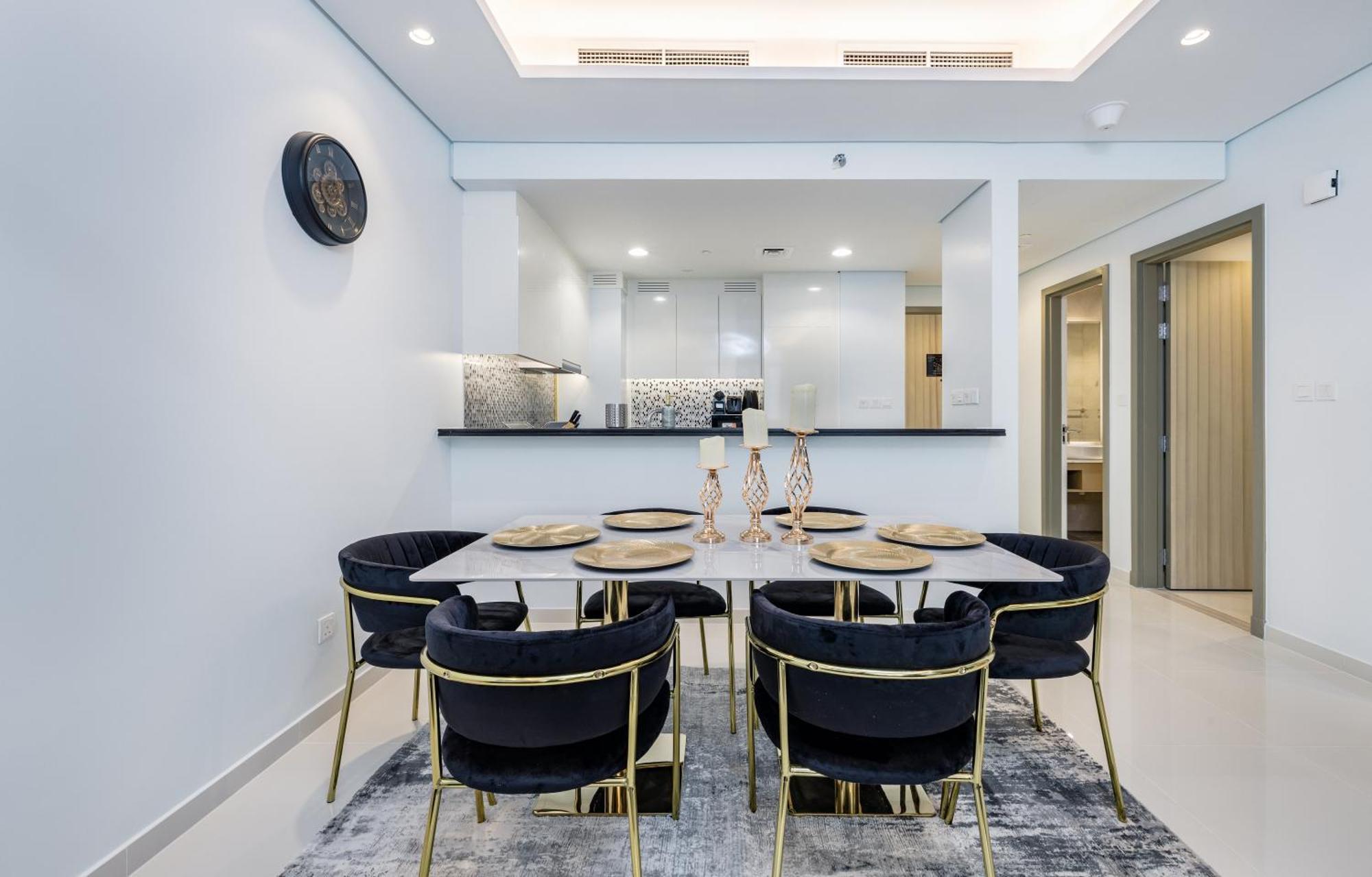 Aliving Luxe 2Br With Burj Khalifa View Infinity Pool Midtown-4704 Apartamento Dubai Exterior foto