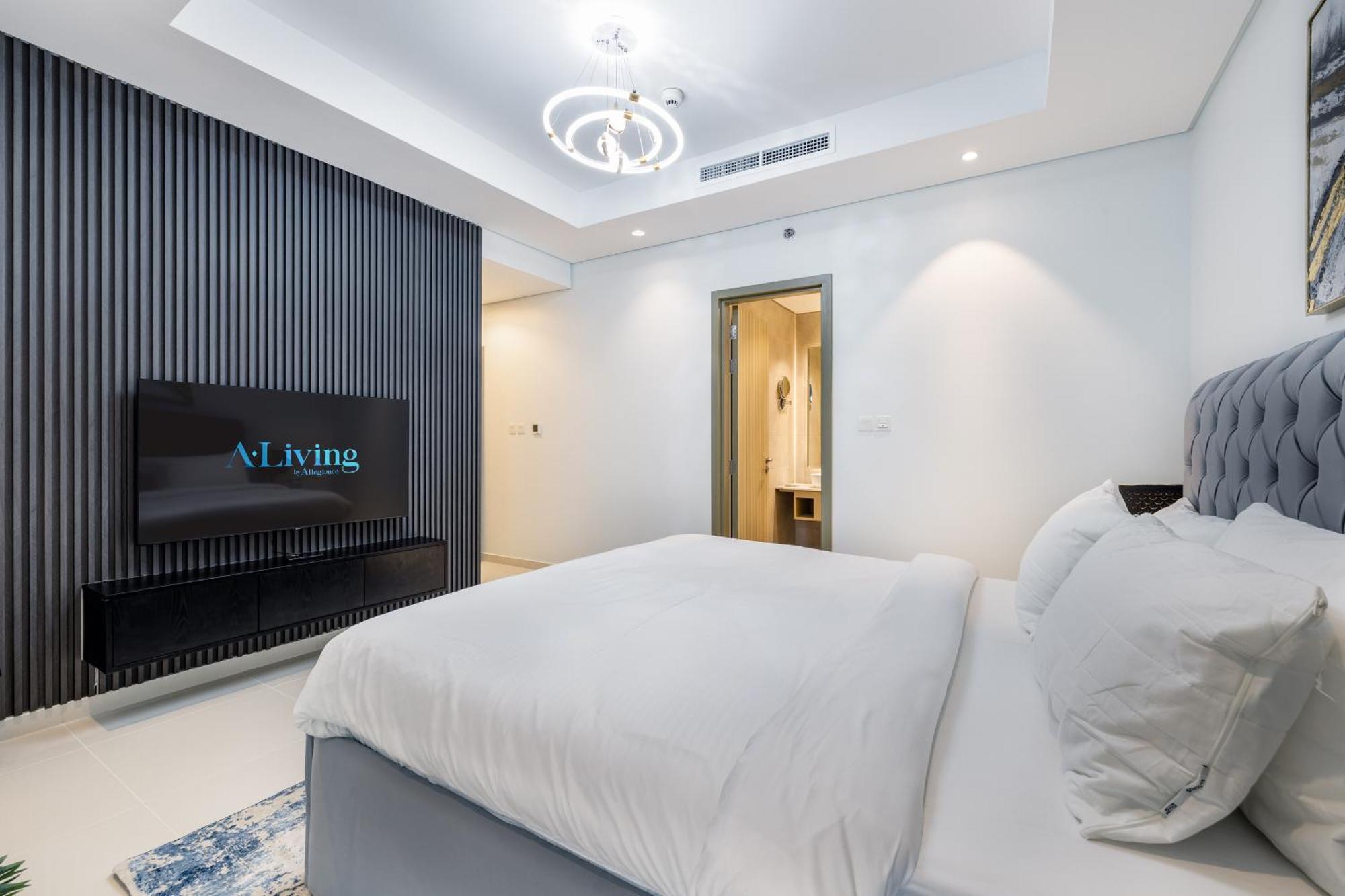 Aliving Luxe 2Br With Burj Khalifa View Infinity Pool Midtown-4704 Apartamento Dubai Exterior foto