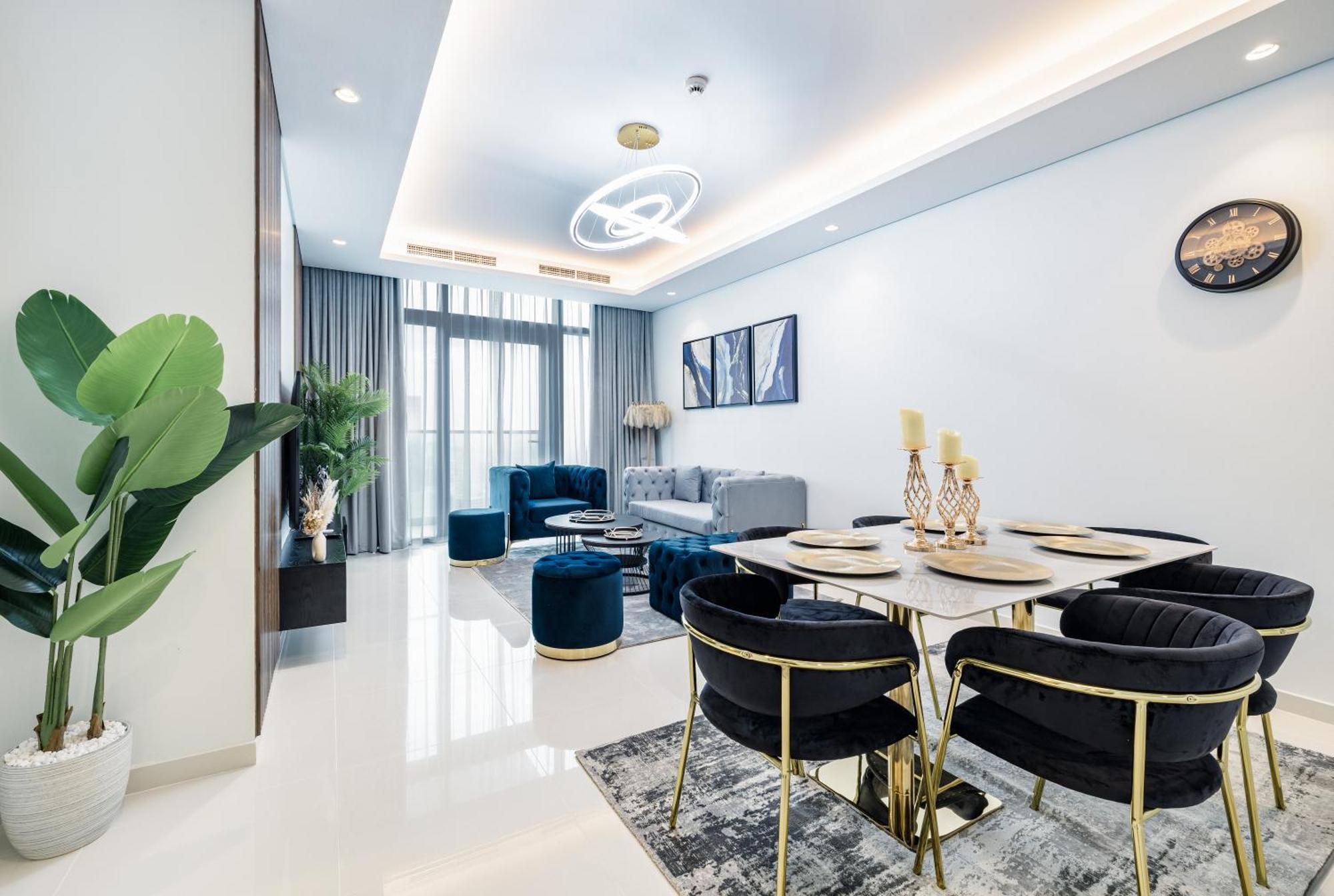 Aliving Luxe 2Br With Burj Khalifa View Infinity Pool Midtown-4704 Apartamento Dubai Exterior foto